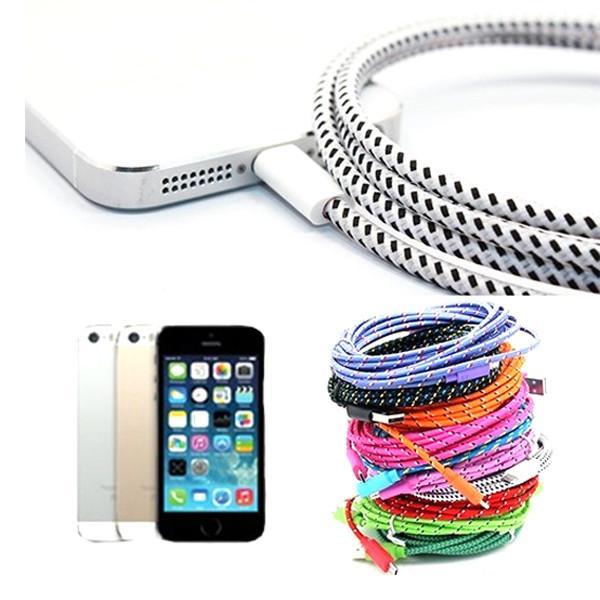 [HCM]Cáp sạc dây dù cực bền cho IPhone 5/6/7/8/X