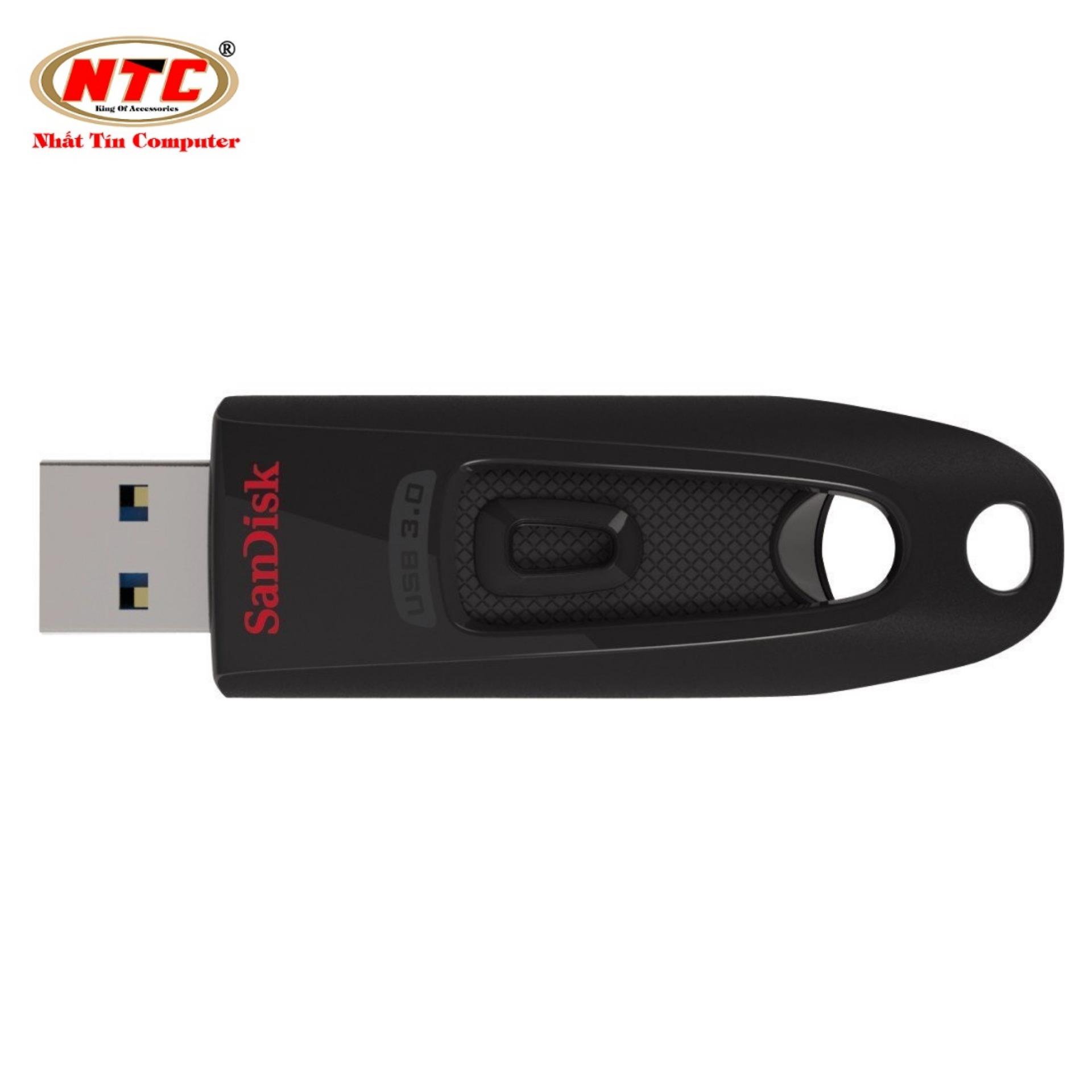 USB 3.0 SanDisk Ultra CZ48 16GB 100MB/s (Đen) - Nhất Tín Computer