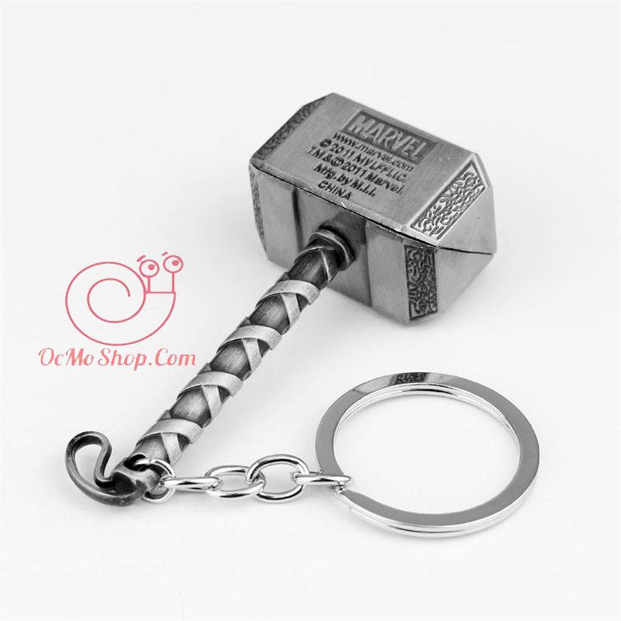 [HCM]Móc khoá kim loại Búa Thor - Thần sấm Siêu anh hùng Marvel