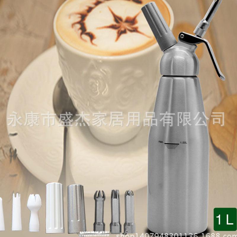 Bình xịt kem tươi 1000ml kèm 1 hộp ga Mosa 10 viên