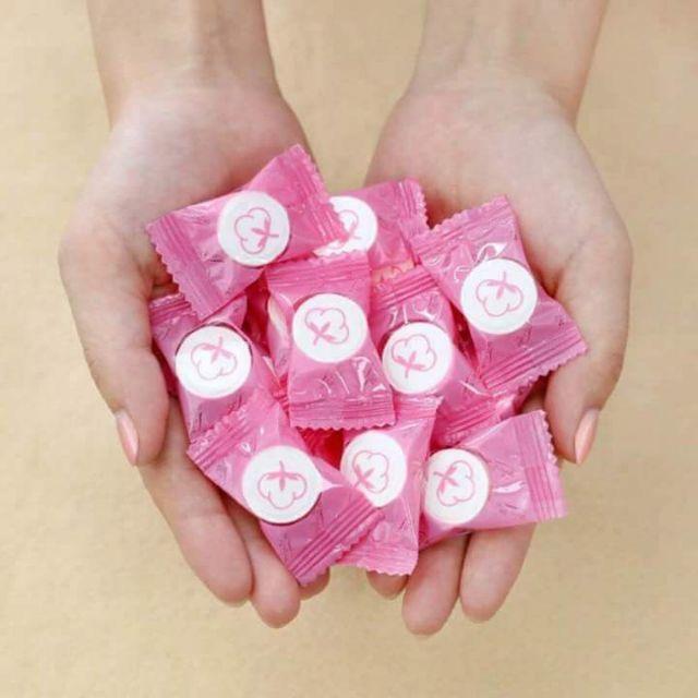 Khăn giấy nén cao cấp dạng viên kẹo 30 viên siêu tiện lợi