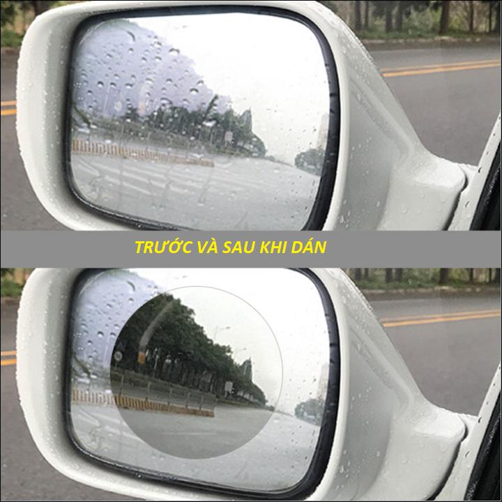 Miếng dán chống bám nước gương chiếu hậu ô tô