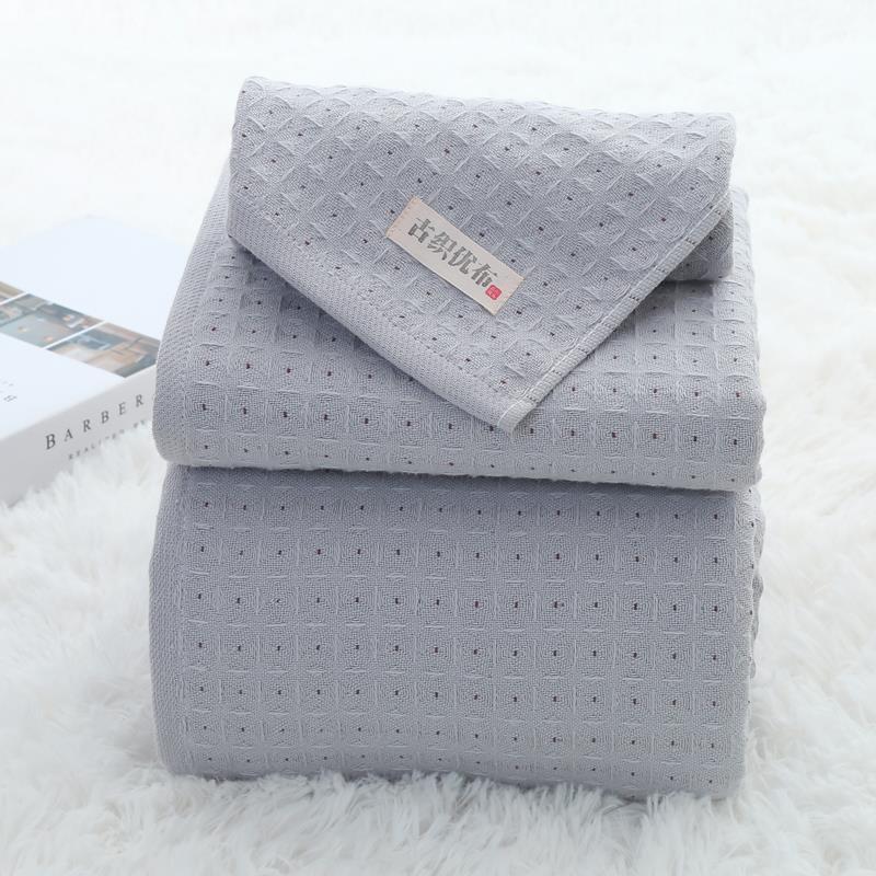 100% Cotton Cổ Tổ Ong Đường Kẻ Ô Chăn Mỏng Đắp Mùa Hè Khăn Mặt