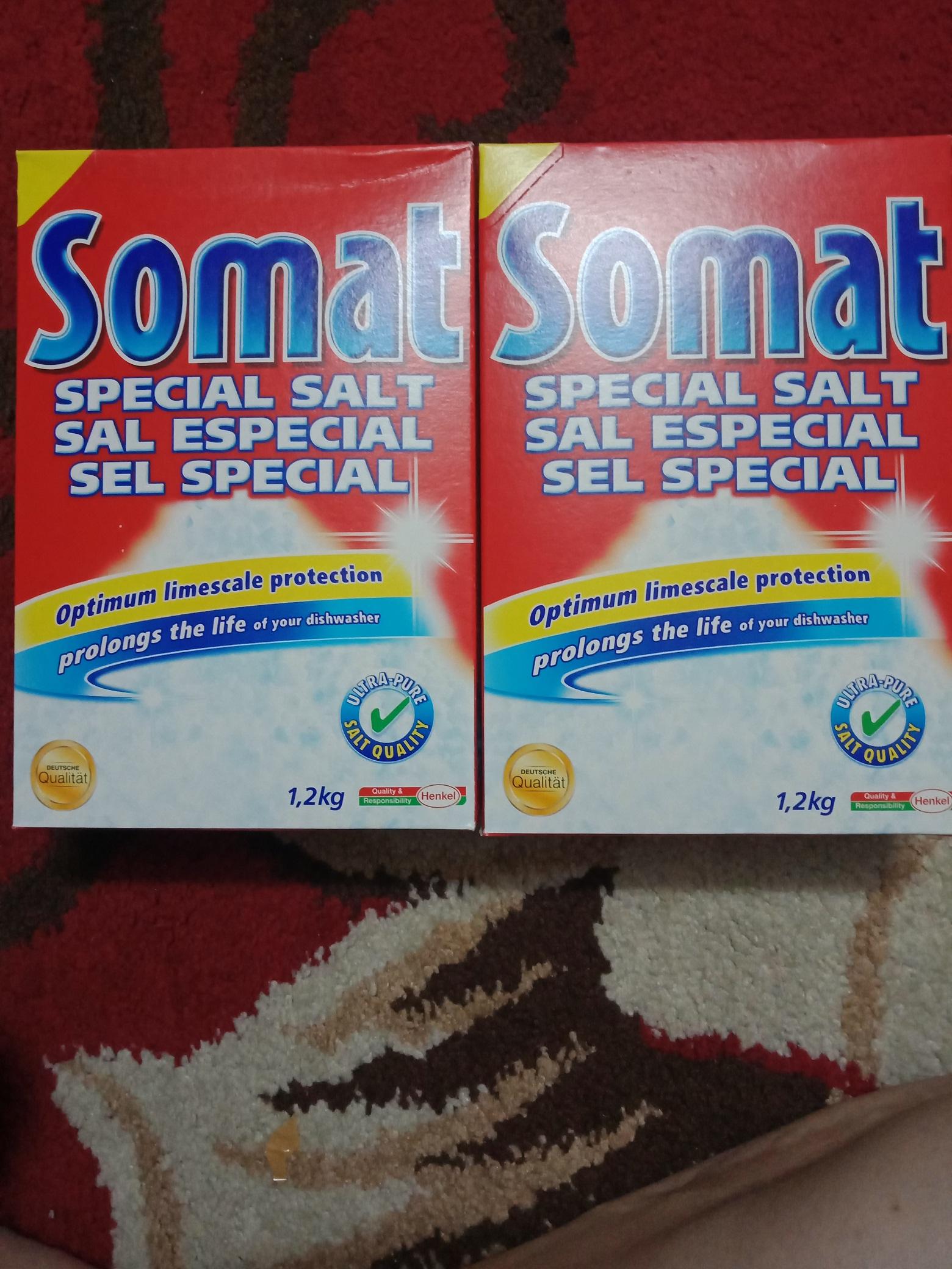 muối rửa chén bát Somat  hộp 1,2 kg
