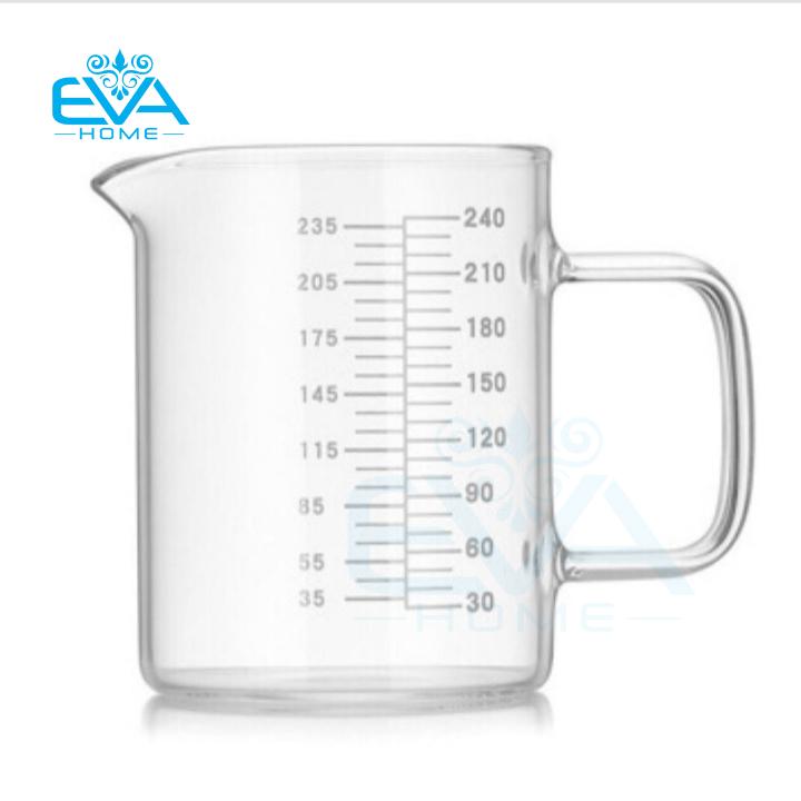LY THUỶ TINH CHIA VẠCH ĐO LƯỜNG 240 ML