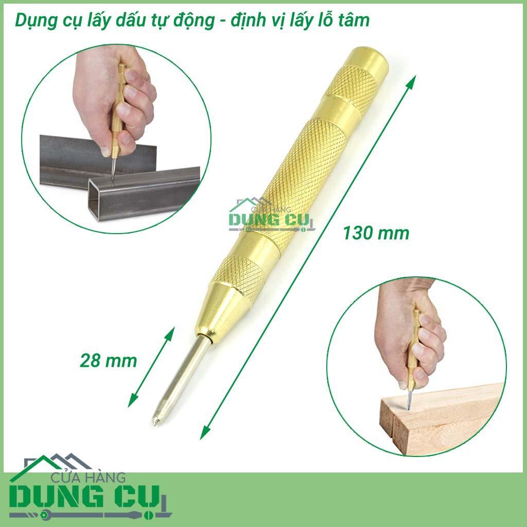 Đục lấy dấu tự động, định vị tâm lỗ