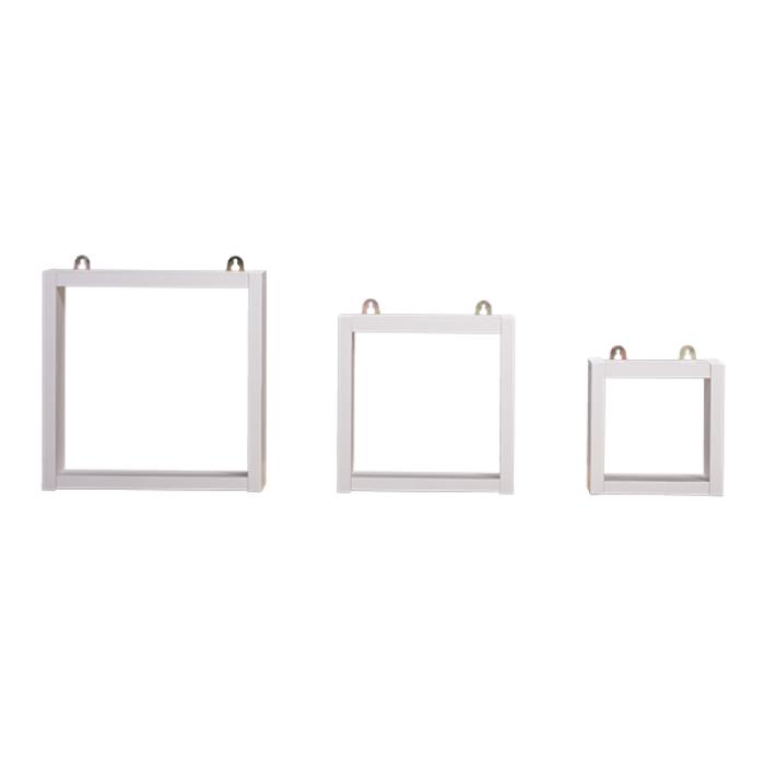 Bộ 3 kệ hộc treo tường Modulo Home Karo 1594 (Trắng)