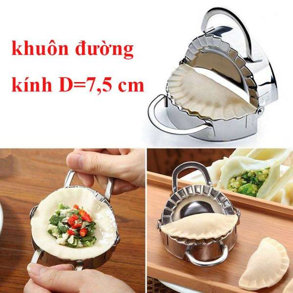 Dụng cụ làm bánh gối, há cảo và các loại bánh bột lọc khác bằng inox 304