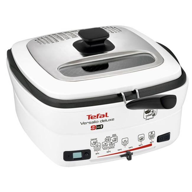 Nồi lẩu chiên điện Tefal 1600W FR4023 (trắng) - Hàng nhập khẩu