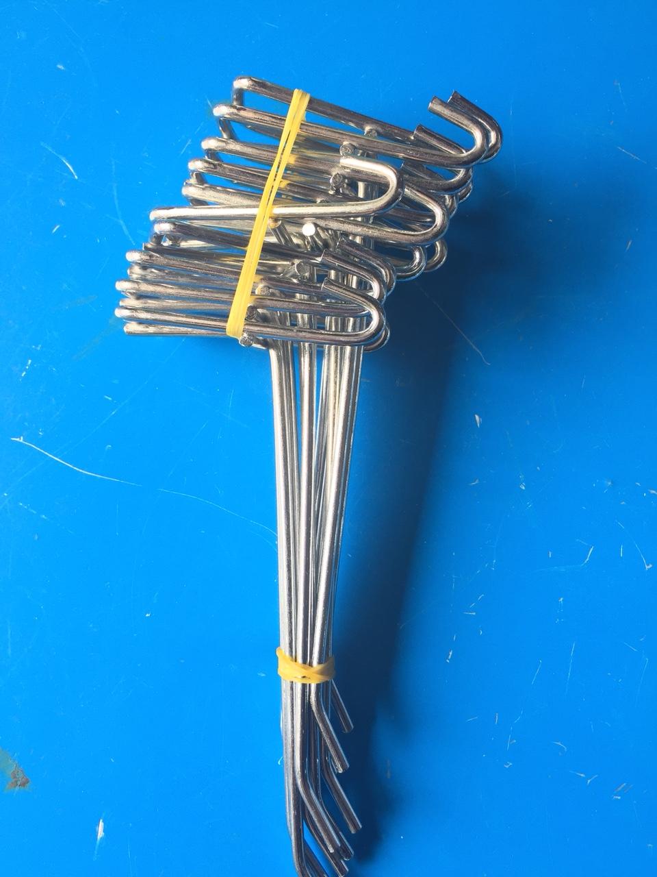 Móc treo đồ, bộ 20 móc treo hàng phi 3,5 x 150mm.