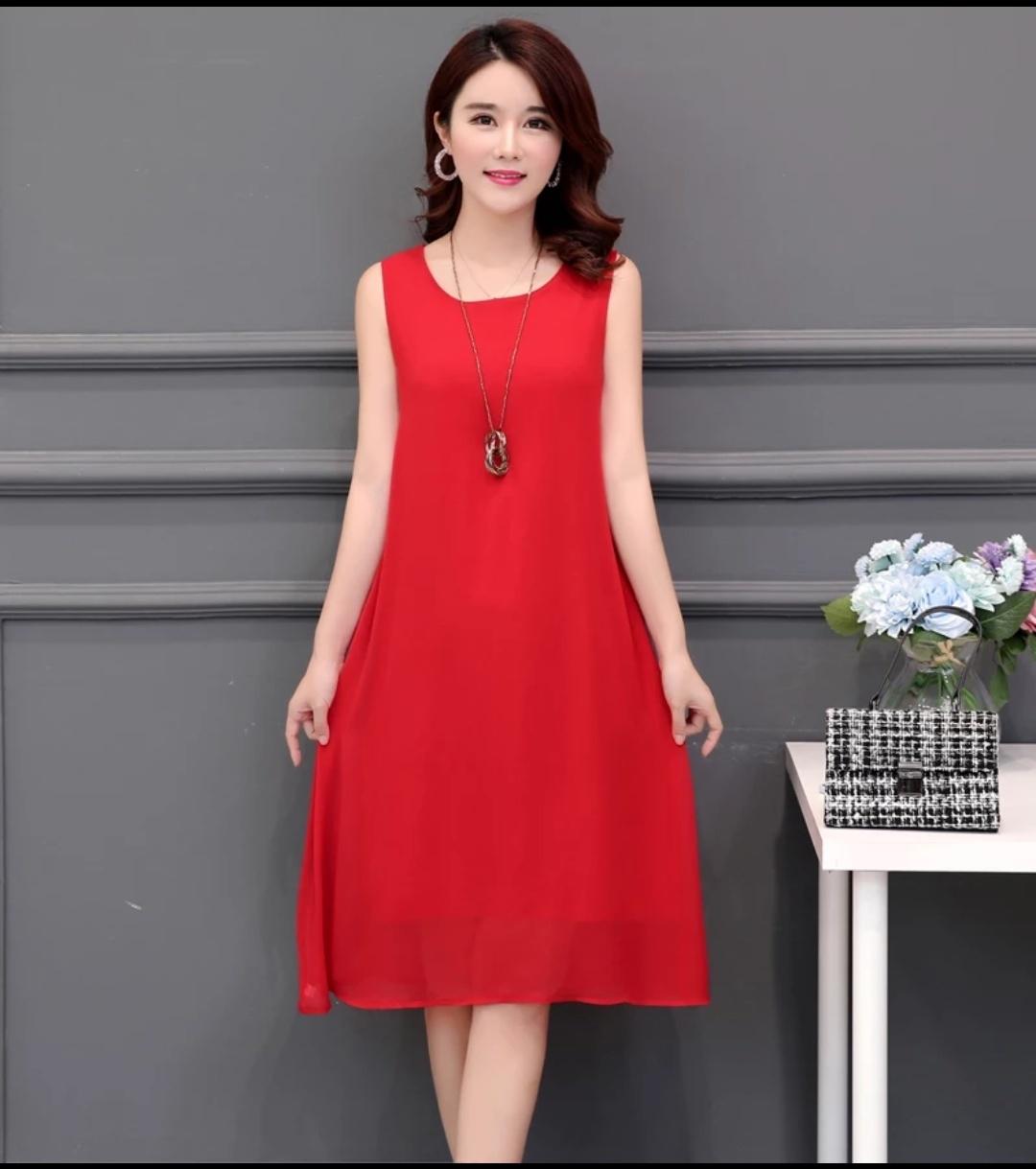 [HCM]Đầm suông đầm oversize thời trang Hàn Quốc mới