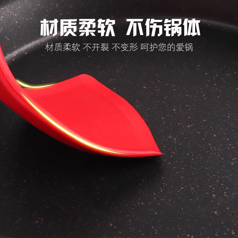 Hàng Nhập Khẩu Silicone Xẻng Chảo Chống Dính Chuyên Dụng Muôi Múc Canh Muỗng Có Lỗ Muôi Cơm Phù Hợp Với Đồ Gia Dụng Nhà Bếp Nướng Nguồn Cung Cấp