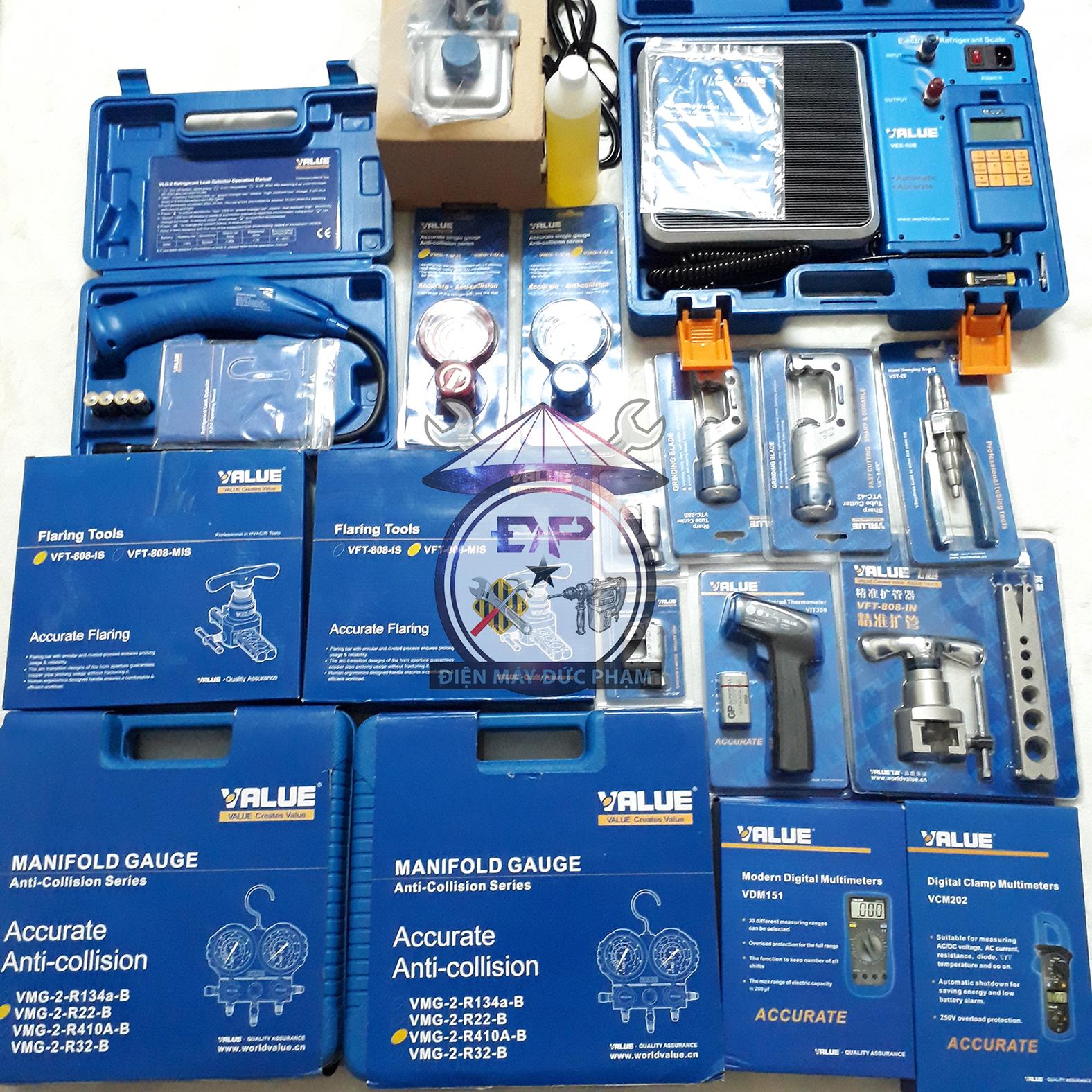 Đồng hồ nạp gas đơn Value đỏ cao áp ( Công Ty Vỏ Tiếng Anh )