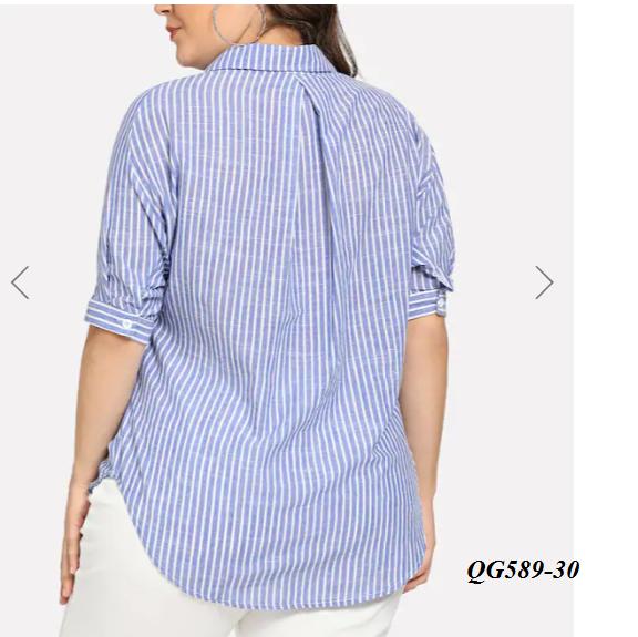 ÁO SƠ MI KẺ SỌC - SIZE S-6XL