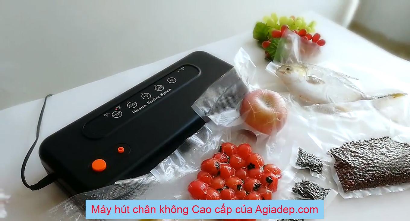 Máy hút chân không Xịn Đời Mới SX - Hàng Đức Germani của Agiadep.com (Tặng kèm 50K túi hút) Bền Tốt (Bảo hành 1 năm 1 đổi 1) (Màu Đen)