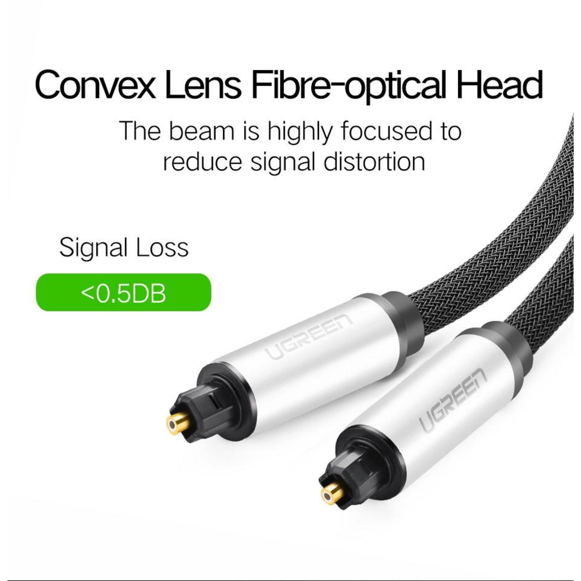 Cáp audio quang 3M Ugreen 10541 vỏ nhôm cao cấp