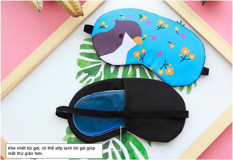 BỊT MẮT GEL NGỦ HÌNH ĐỘNG VẬT CUTE