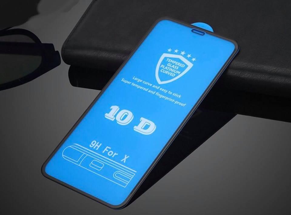 Kính cường lực 10D siêu bền, siêu cứng iphone 7Plus/8Plus(Màu trắng)