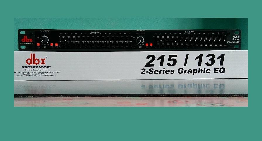 [HCM]Lọc xì Equalizer DBX 215 (Tặng 4 Jack chuyển 6ly ra AV)