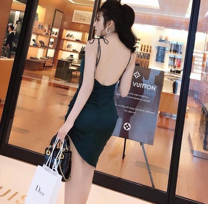 Đầm body 2 dây phi sexy