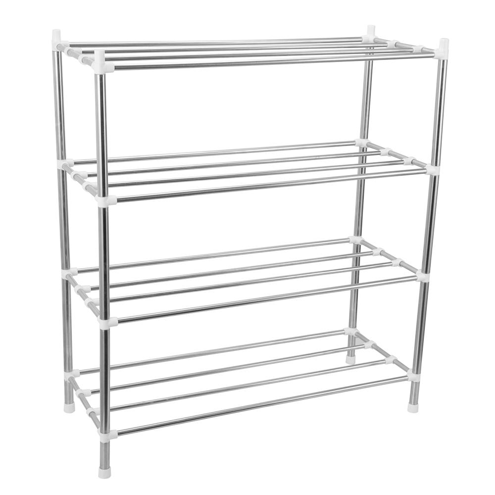 [CHÍNH HÃNG] Kệ giày dép inox 4 tầng CB, thiết kế nhỏ gọn – Bảo hành 6 tháng – Cam kết 1 đổi 1- Chất lượng cao
