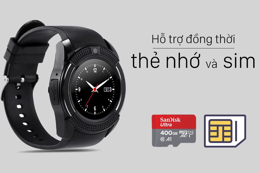 Đồng hồ smart watch V8