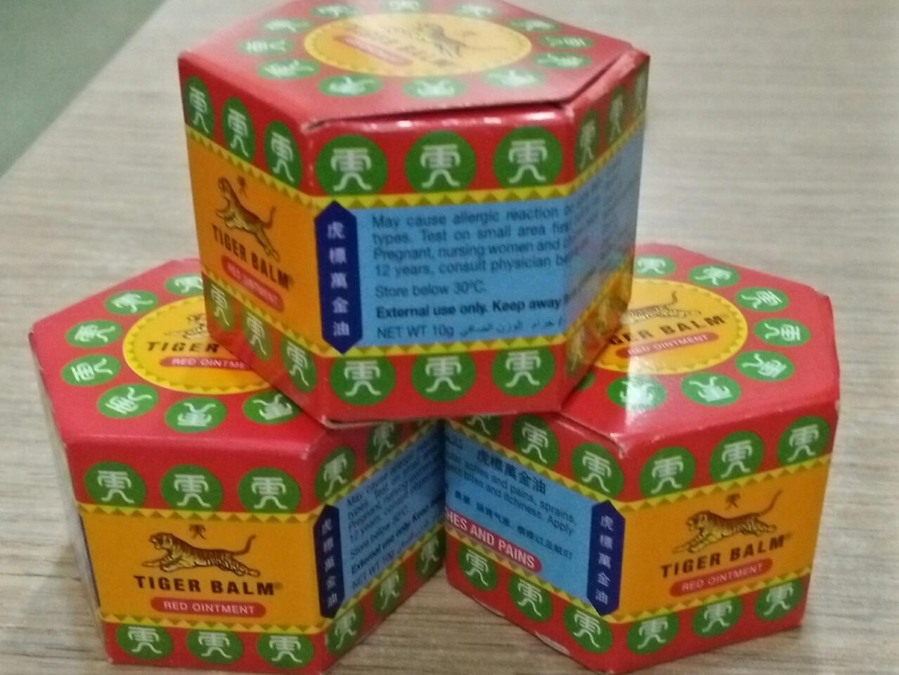 Combo 3 Dầu cù là Tiger Balm Red 10gr