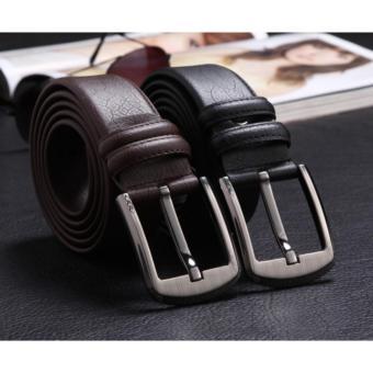 COMBO bộ 2 dây nịt lưng,Thắt lưng nam da nhập khẩu cao cấp GA (nâu)