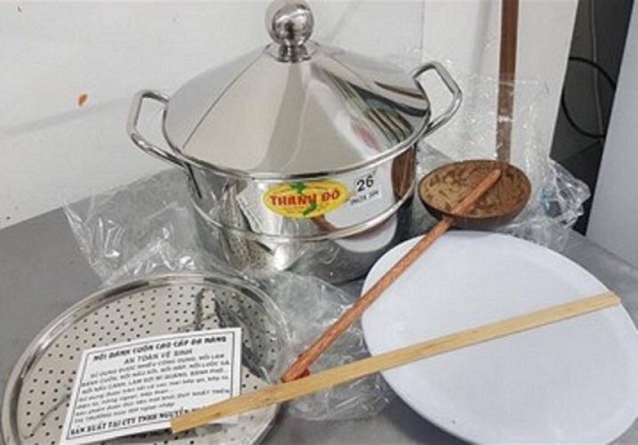 Nồi Làm Bánh Cuốn Đa Đăng Thành Đô Thay Thế Xửng Hấp, Nồi Hấp, Bộ Nồi Hấp ,Nồi Inox 304, Nồi Nấu Xôi, Nồi inox Luộc Gà, Nồi inox  size 24cm