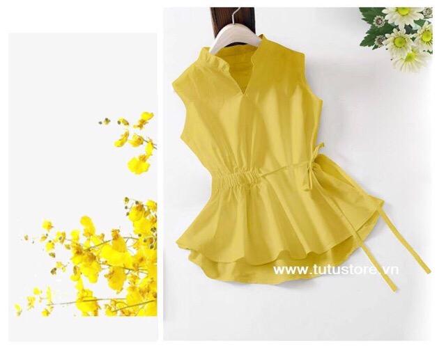 [HCM]Siêu Hot: Áo Cổ V Rút Eo Siêu Xinh ( Kèm hình thật)