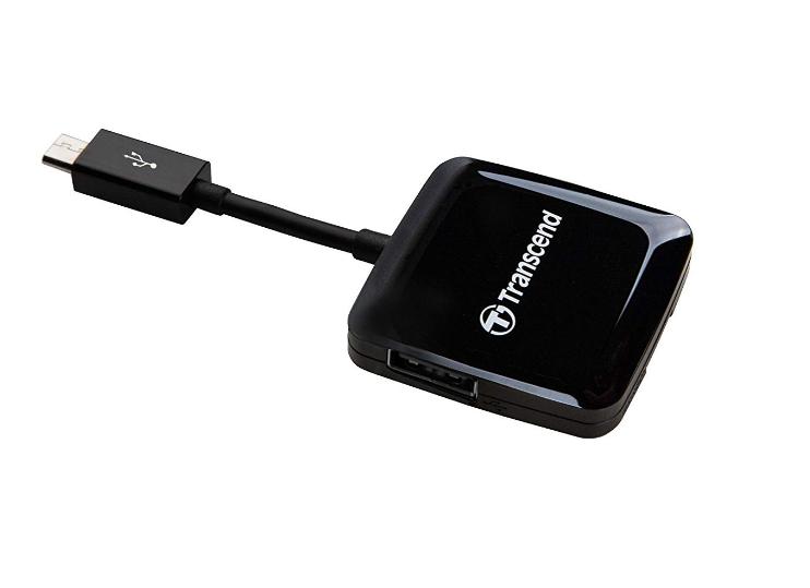 Đầu đọc thẻ thông minh Transcend RDP9 cho Smartphone Android, Tablet