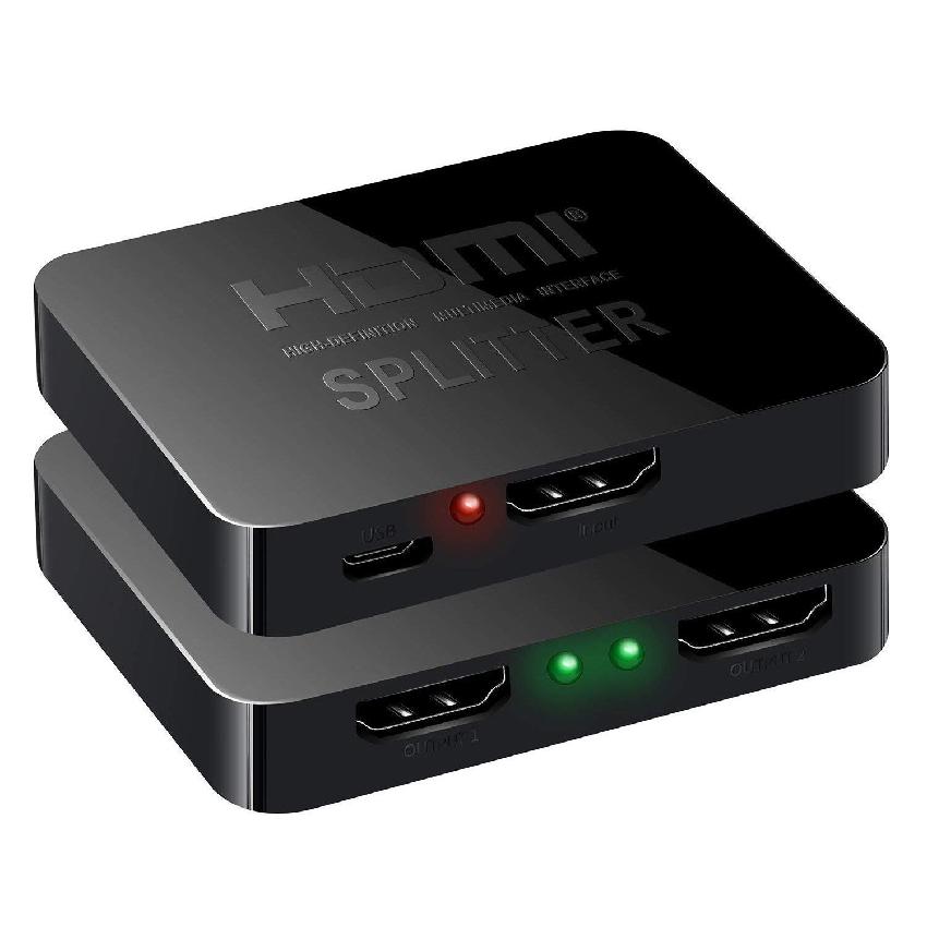 Bộ chia HDMI 1 ra 2 Splitter phiên bản mới