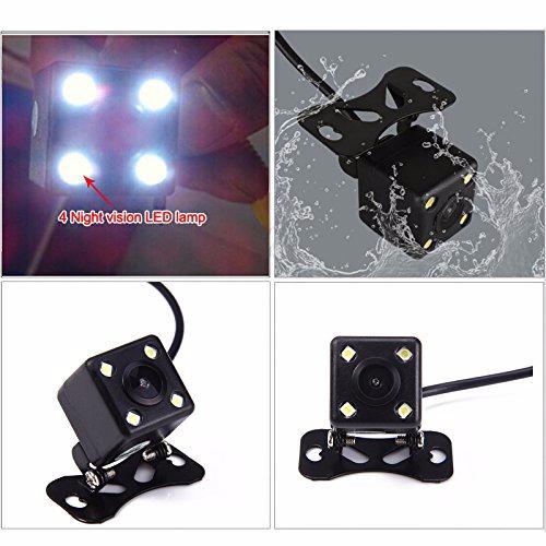 [FreeshipMAX] camera lùi giá rẻ, camera lùi cao cấp, cach lap dat camera lui, camera lùi tphcm, camera lùi rẻ - Camera lùi 4 LED vuông, Chống nước, siêu nét, Giá Siêu Rẻ, phụ tùng ô tô thiết yếu - TẶNG KHĂN LAU XE CAO CẤP BS