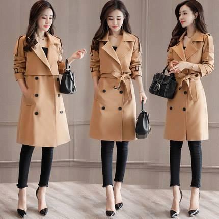 Áo khoác măng tô kaki nhập khẩu Hàn Quốc