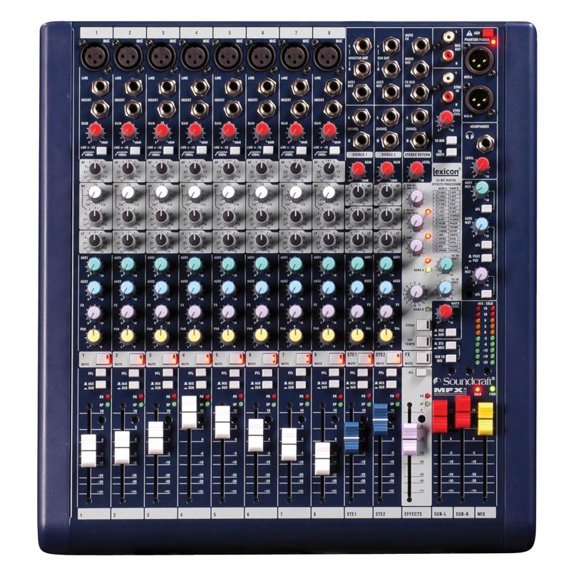 Mixer Soundcraft MFX 8/2