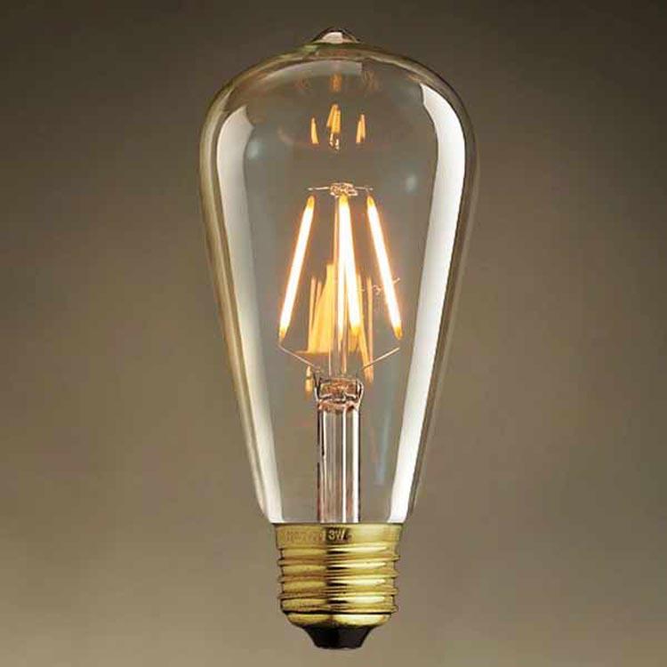 6 Bóng Đèn Led Edison Vintage T64 4W E27 220V - Ánh sáng vàng