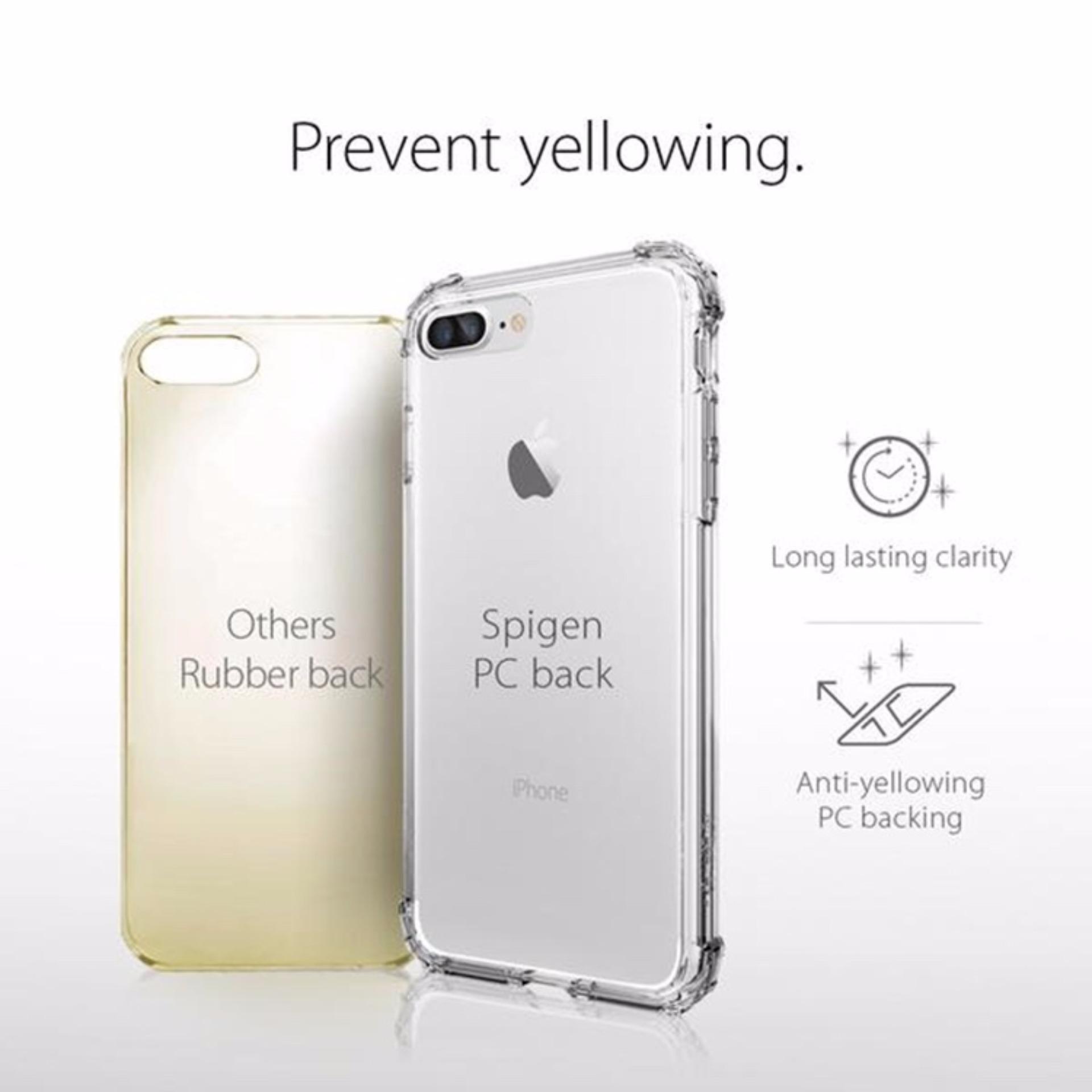 Ốp chống sốc lưng trong suốt Spigen Crystal Shell cho IPHONE 7 PLUS / 8 PLUS