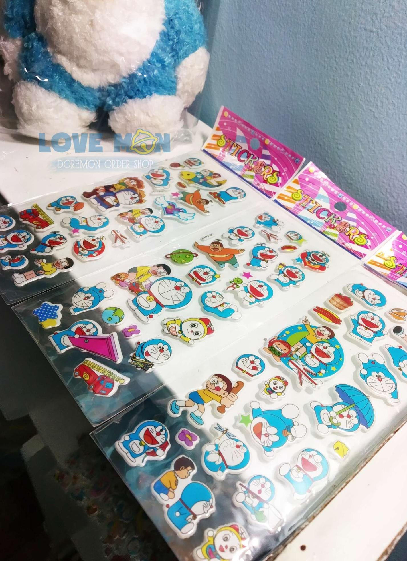LOVE MON - STICKER DOREMON COMBO 5 TẤM