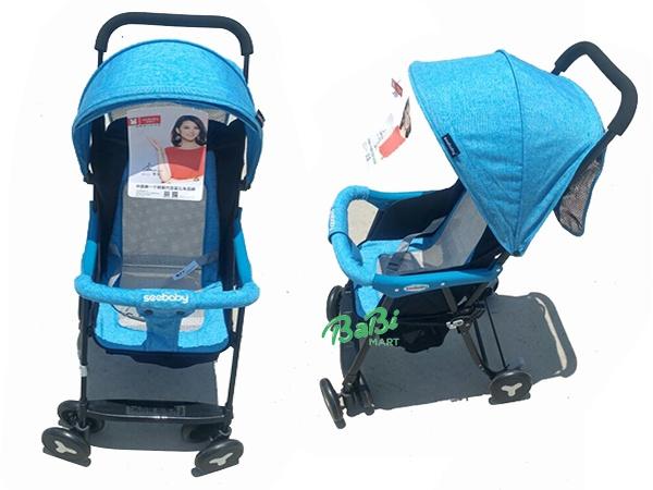 Xe Đẩy Trẻ Em Seebaby QQ2XD (Xanh Dương)