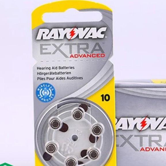 PIN MÁY TRỢ THÍNH RAYOVAC A10 EXTRA ADVANCED