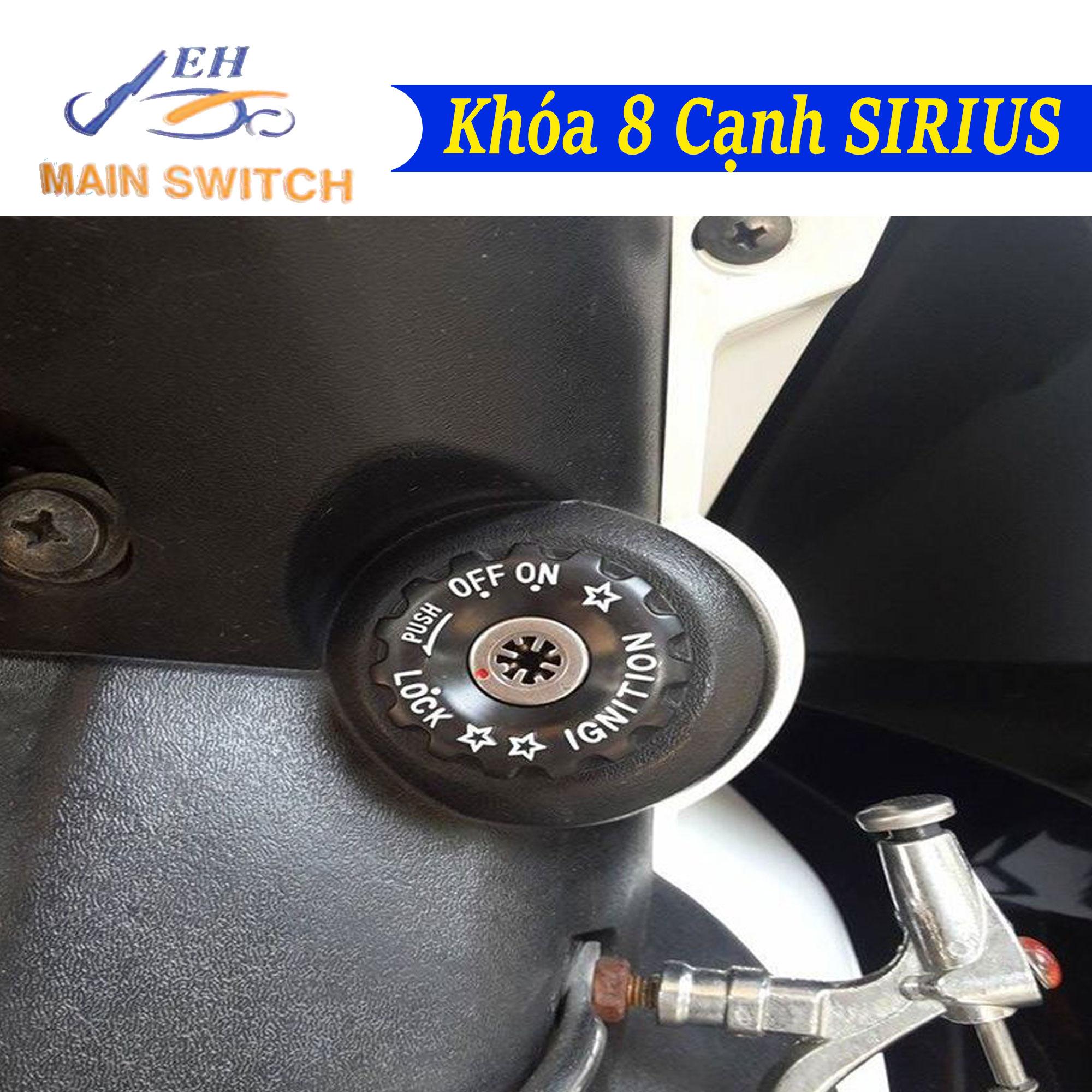 [HCM]Ổ Khóa Chống Trộm 8 Cạnh Xe Sirius