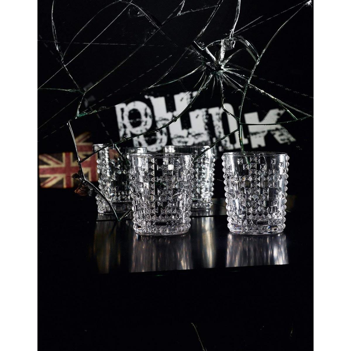 Bộ 4 ly pha lê ĐK 9 cm (348ml) 99503 Punk Nachtmann