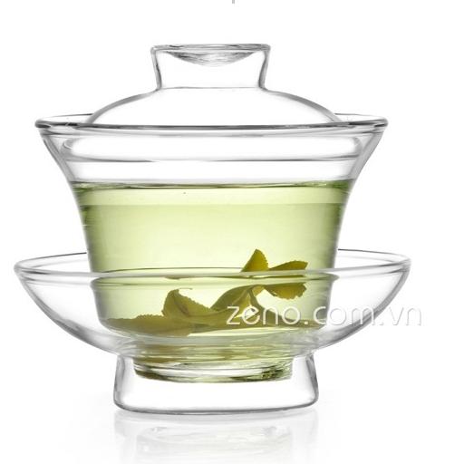 Tách uống trà thủy tinh - TTT01