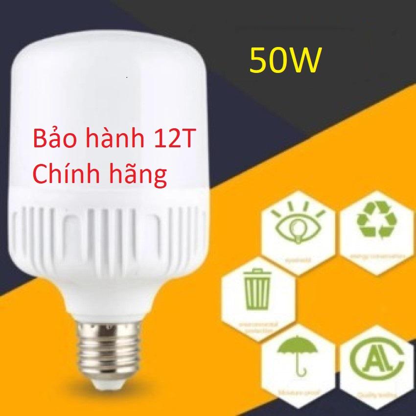 Bóng Đèn LED bulb 50W E27 công suất lớn (Ánh sáng trắng)