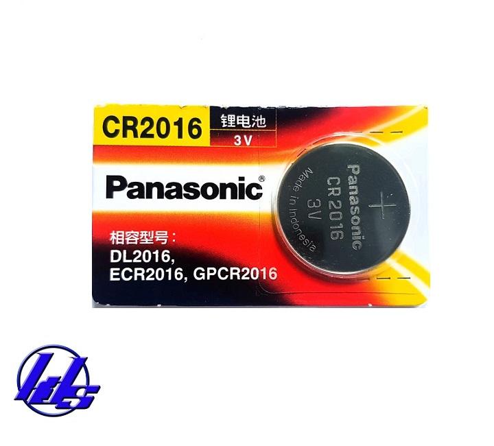 Pin CR2016 Panasonic Vỉ 5 viên - Made in Indonesia
