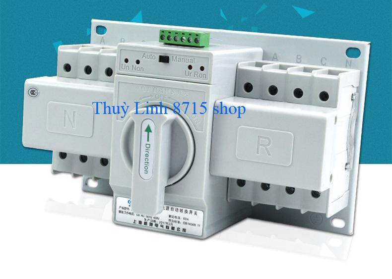 Bộ đổi nguồn điện tự động 3 pha 4 dây ATS 3P 63A