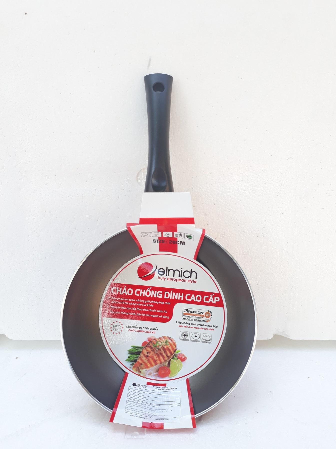 Chảo từ sâu lòng chống dính Elmich Dochi 20cm