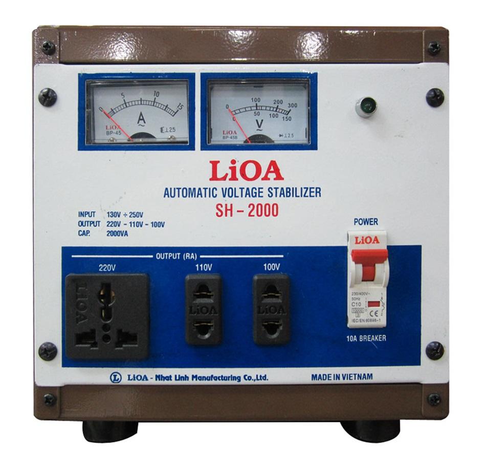 Ổn áp LIOA SH-2000 2000VA 1P SH-2KVA