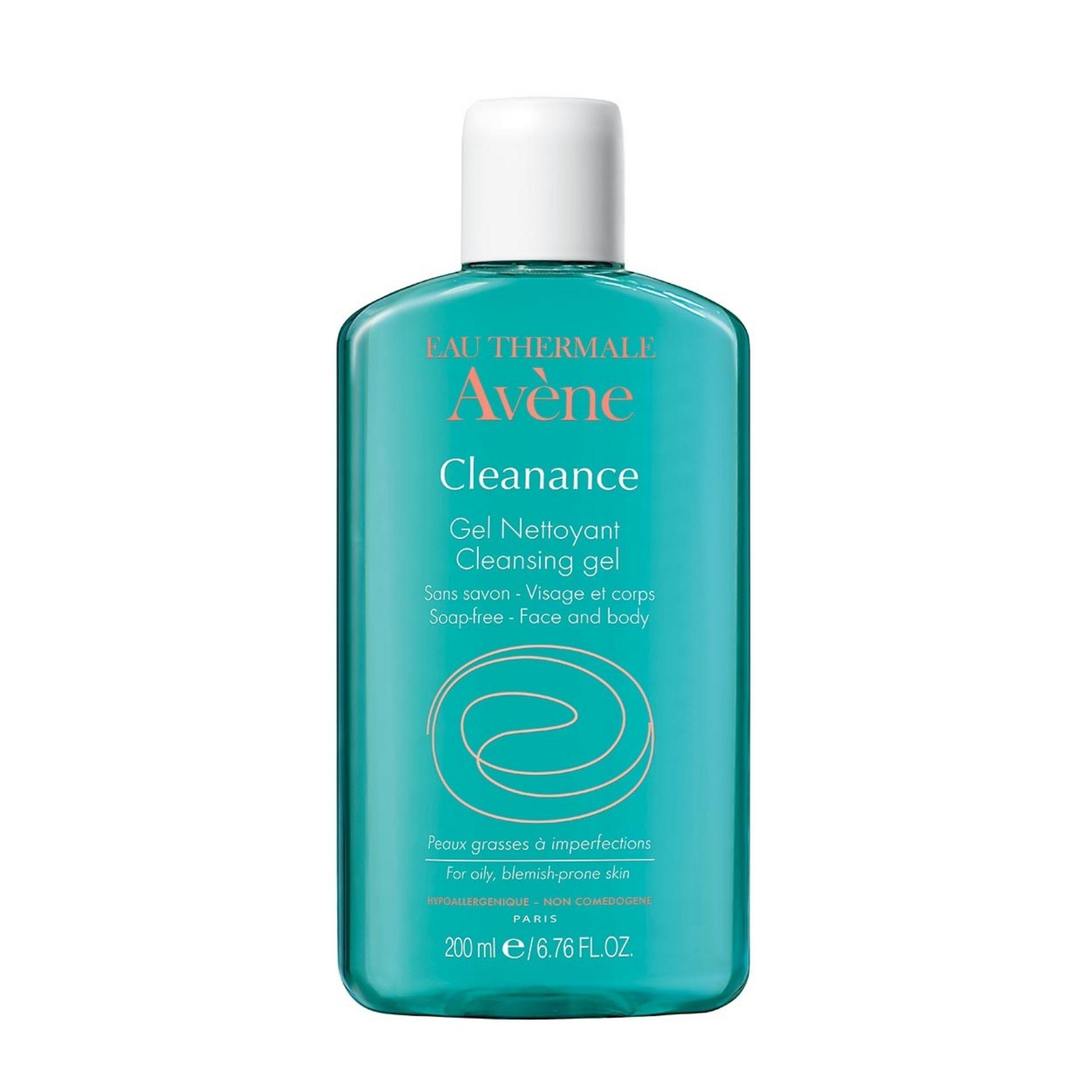 [GIẢM 20K ĐƠN 399K] Avène Gel Rửa Mặt Cho Da Nhờn Mụn Cleanance Cleansing Gel 200ml