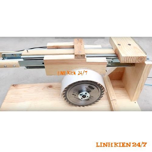 COMBO CHẾ CƯA TRƯỢT 12V TỪ ĐỘNG CƠ 775 (Tự ráp)